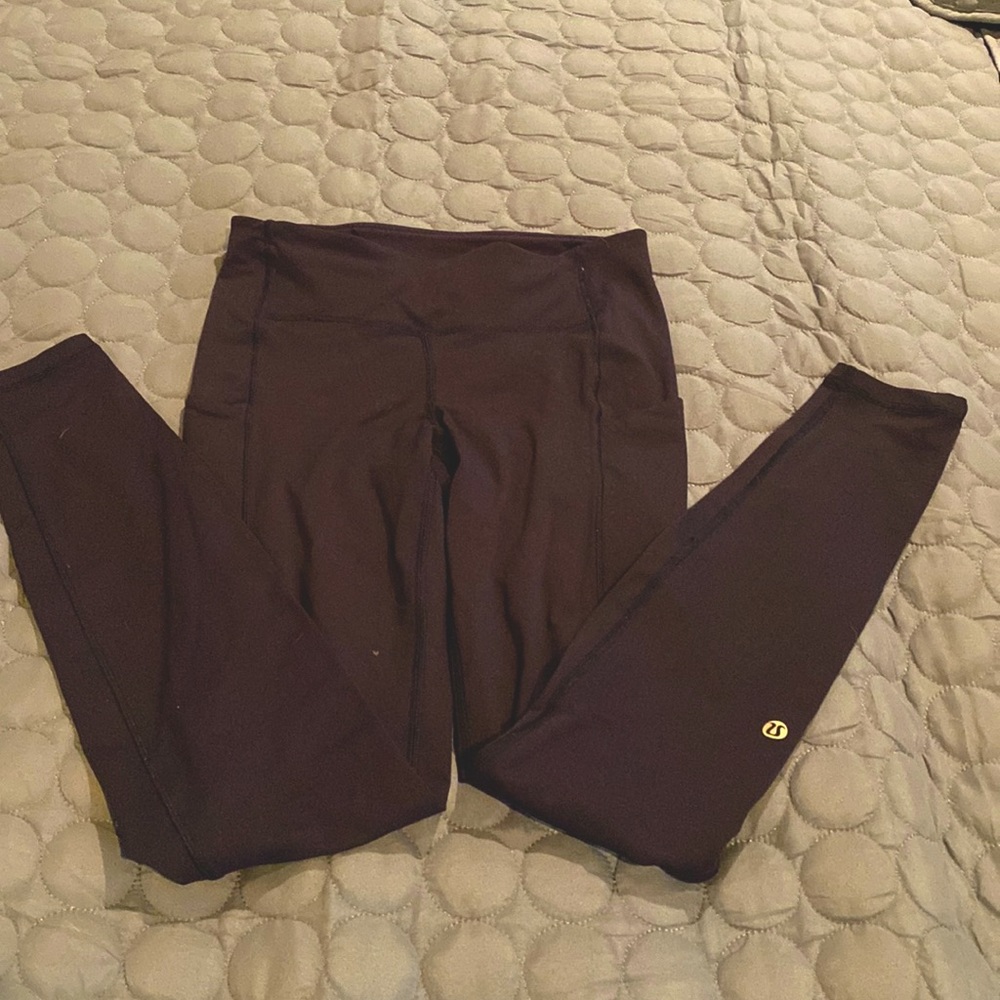 Dark navy lululemon leggings size 4